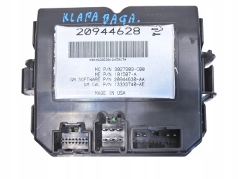 MODUŁ STEROWNIK KLAPY OPEL INSIGNIA A 20944628
