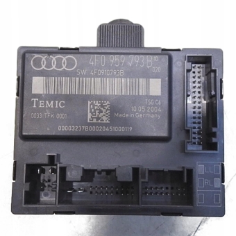 MODUŁ STEROWNIK DRZWI LEWY PRZÓD AUDI A6 C6 4F0959793B 4F0910793B