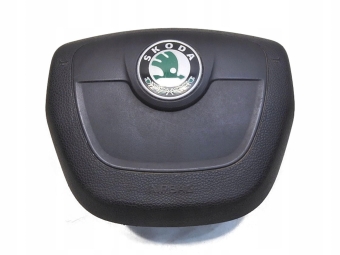 PODUSZKA AIRBAG KIEROWCY SKODA FABIA II 5J0880201H
