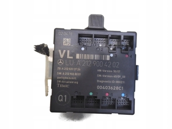 MODUŁ STEROWNIK DRZWI LEWY PRZÓD MERCEDES W212 A2129004202 A2128203726