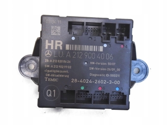 MODUŁ STEROWNIK DRZWI PRAWY TYŁ MERCEDES W212 A2129004006 A2128208626