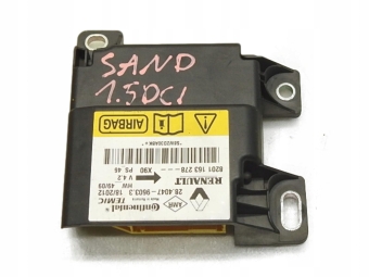 MODUŁ SENSOR AIRBAG DACIA SANDERO I 8201163278